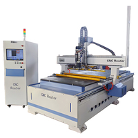 1530 ATC CNC Router, Harga Lebih Murah, Linear Tool Magazine, Pengganti Alat Otomatis, Mesin Ukir dan Pemotong CNC