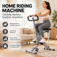 Machine d'équitation à marque privée, logo personnalisé, faible MOQ, 3 couleurs, machine d'exercice cardio complet pour cavalier, usage domestique et fitness, OEM