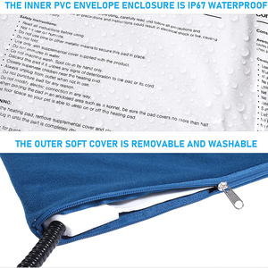 İç ve Dış Mekan Evcil Hayvan Masaj Minderi Elektrikli Isıtmalı Yatak Su Geçirmez Isıtıcı Mat Kedi Köpekler İçin - Product Image 5