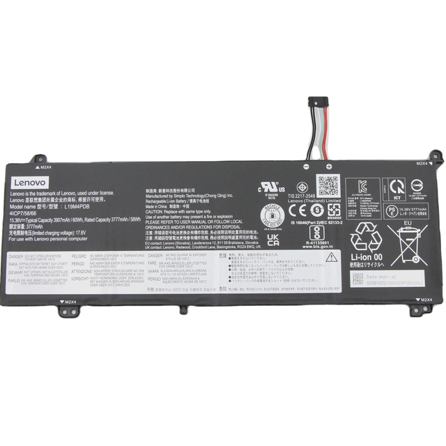 Genuine Laptop Battery for Lenovo Thinkbook 14s Yoga L19M4PDB L20M4PDB L19C4PDB 5B10Z21201 5B11C22842 5B10Z21209