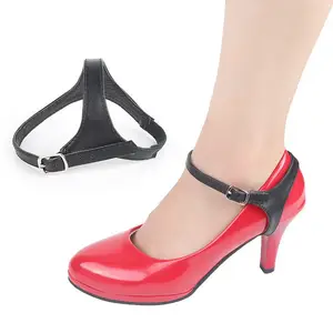 Установка свободную обувь с защитой от падения мягкая удобная обувь из искусственной кожи с фиксацией бездельник обуви лента шнурки для женщин обувь на высоком каблуке