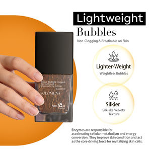 Masque à bulles d'oxygène enzymatique à la nicotinamide, personnalisation d'usine OEM/ODM |   Nettoyage en profondeur des pores + Exfoliation douce + Boost d'éclat - Product Image 5