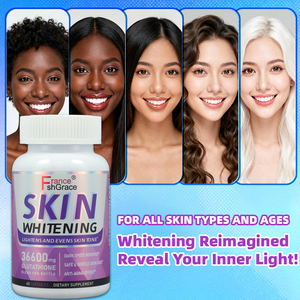 Capsules blanchissantes pour la peau personnalisées, pilules éclaircissantes à base de plantes avec vitamine C, pour éliminer les taches brunes, pilules blanchissantes pour la peau. - Product Image 6