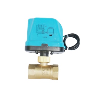 12V <span class=keywords><strong>24V</strong></span> 220V DN15 DN20 DN25 שסתום כדורי חשמלי דו-כיווני ממונע עם מפעיל משמש למיזוג אוויר ODM