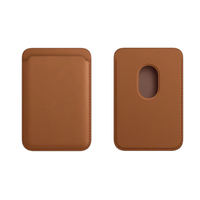 Portefeuille magnétique pour cartes en cuir PU, porte-cartes magnétique pour téléphone portable, étui portefeuille pour cartes de téléphone