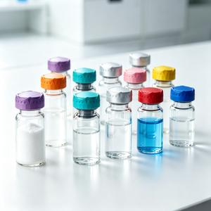 Glas + TPU Crown Top Behälter Peptidflasche für 3ml-15ml Flaschen Großhandel OEM Hohe Qualität für Trockenmaterialverpackung - Product Image 5