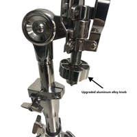 Support de caisse claire professionnel 28 mm - Chrome robuste, portée 50-70 cm, personnalisation complète ODM/OEM pour partenaires de marques de percussions