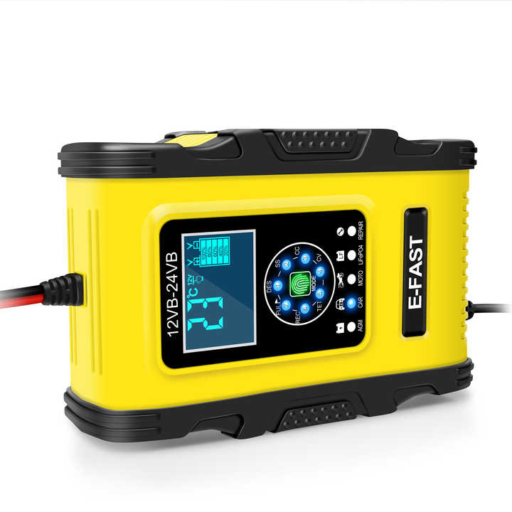 source e-fast中国定制批发电池充电器12v 24v便携式汽车电池智能智能