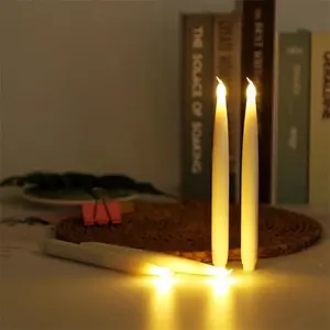 2023 Neue 10 PCS Remote Timer elektrische flammen lose Weihnachts baum Dekor Sockel Clips LED Kerzenlichter