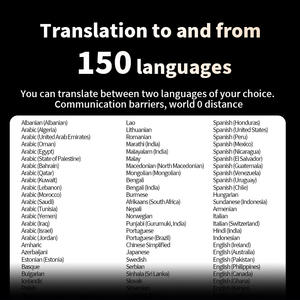 Casque de traduction V19 Casque de conférence d'interprétation simultanée en temps réel Traducteur de voyage de traduction multilingue - Product Image 2