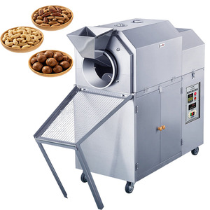 Machine à torréfier les noix populaire Yuetu, type gaz, 25 kg/lot, 220/380V, 3000W, pour arachides et fèves de cacao - Product Image 1