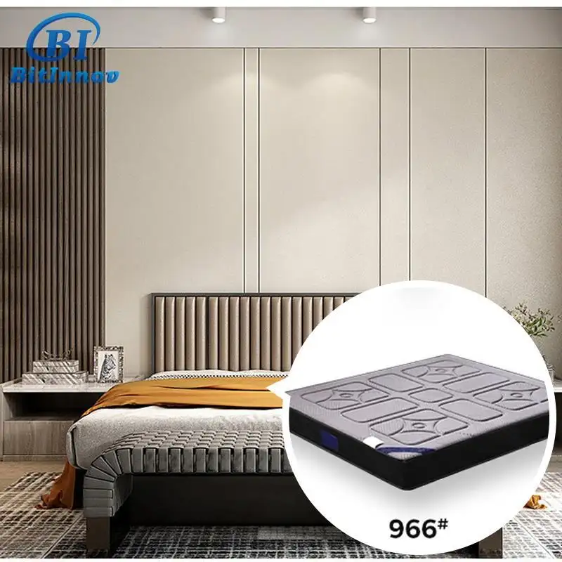 Bitinnov 200*180*25cm sıkı üst haddeleme iç bahar yatak yüksek yoğunluklu köpük yatak