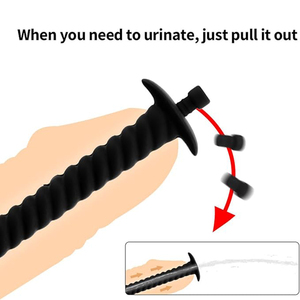 मूत्रमार्ग ध्वनि 3 पीसी सेट सिलिकॉन मूत्रवर्धक प्लग, सीरिंज यूरीथ्रल प्लग, पुरुषों के लिए प्रोस्टेट हस्तमैथुन रॉड सेक्स खिलौना - Product Image 5