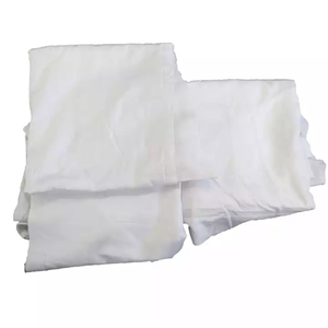 Vải Chất Thải Cotton Khả Năng Hấp Thụ Tái Chế Vải Công Nghiệp Màu Trắng 100% Cotton Giẻ Rách Giá Rẻ Với Nước Dầu Mạnh Mua Chất Thải Dệt - Product Image 5