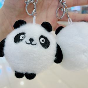 Porte-clés en peluche panda mignon de style TikTok, petit jouet panda miniature, pendentif en peluche mignon, porte-clés en peluche - Product Image 3