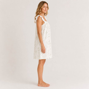 <span class=keywords><strong>Camicia</strong></span> <span class=keywords><strong>da</strong></span> <span class=keywords><strong>Notte</strong></span> OEM Traspirante e Confortevole, Lunghezza al Ginocchio, Senza Maniche con Orlo in Pizzo, <span class=keywords><strong>100</strong></span>% <span class=keywords><strong>Cotone</strong></span>, Produttore di Camicie <span class=keywords><strong>da</strong></span> <span class=keywords><strong>Notte</strong></span> Senza Maniche per Donne - Product Image 3