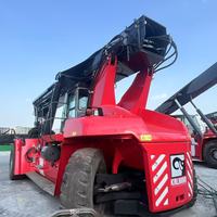 Bonnes affaires : Chariot élévateur à conteneurs d'occasion Kalmar Reach Stacker DRT450 d'origine suédoise, 45 tonnes, avec moteur diesel Cummins, à prix réduit