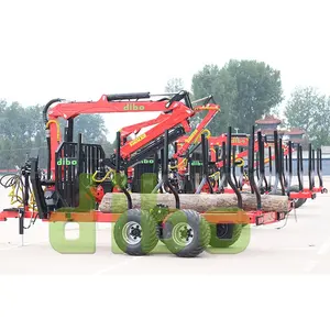 Ce lâm nghiệp khai thác gỗ thiết bị ATV log tải kéo Trailer lâm nghiệp logger log Trailer gắn trên cần cẩu lâm nghiệp để bán