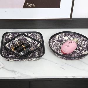 Plateau de rangement rectangulaire à motifs créatifs en tissu, sans couvercle, pour organiser bijoux, clés, fruits secs - Product Image 1