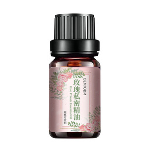Huile essentielle intime à la rose 10 ml, marque privée OEM, huile de massage pour soins féminins avec arôme de romarin pour spa corporel - Product Image 1