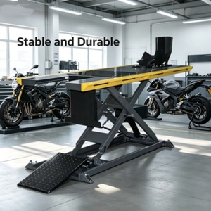 Lève-<span class=keywords><strong>moto</strong></span> à ciseaux ZEHOO, hauteur de levage maximale 1200 mm, entraînement électro-hydraulique, conception à faible encombrement pour <span class=keywords><strong>garage</strong></span> intérieur étroit - Product Image 2