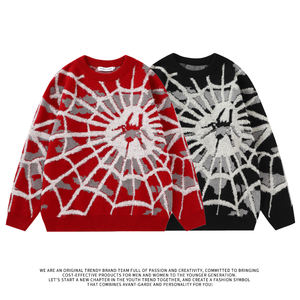 StreetLux personalizado otoño e invierno nuevo suéter niños americano Retro nicho moda suéter cuello redondo - Product Image 3