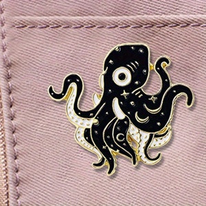 Broche Halloween Fantôme Pieuvre Accessoires Déguisements Démon Boucle d'aiguille Badge Animal Horreur - Product Image 5