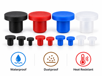 Bouchon en silicone de type T moulé sur mesure pour équipement électronique