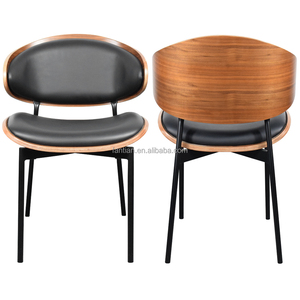 FANTIAN Design moderno ristorante sala da pranzo senza braccioli <span class=keywords><strong>sedia</strong></span> in <span class=keywords><strong>legno</strong></span> con cuoio Pu morbido imbottito per la <span class=keywords><strong>sedia</strong></span> da pranzo - Product Image 2