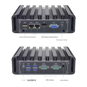มินิพีซีอุตสาหกรรมไร้พัดลม BKHD รุ่น J6412 J4105 i5 5200U i5 7300U i7 1195G7 พอร์ต LAN คู่ พอร์ต COM คู่ - Product Image 2
