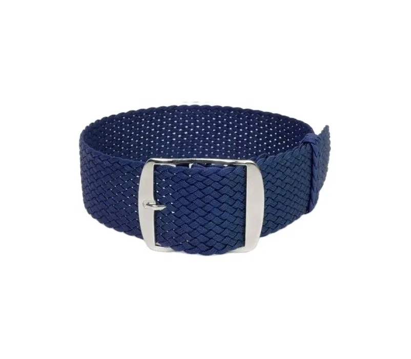 Perlon – bracelets de montre P03, bracelet classique de haute qualité, mode bleu marine, accessoires de montre