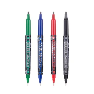 קבוע מרקר עט אדום שחור כחול ירוק דיו בסדר L פנימי עט קבוע סמן