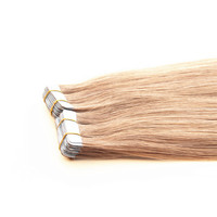 Faux-cheveux adhésifs Double face blonds, Extension de cheveux mm, qualité supérieure, vente en gros