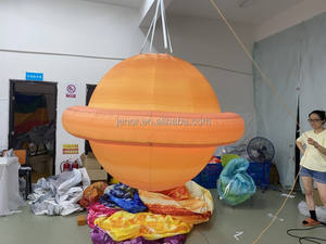 <span class=keywords><strong>Pianeta</strong></span> <span class=keywords><strong>saturno</strong></span> gonfiabile appeso con pianeti gonfiabili ad anello per la decorazione a tema - Product Image 4