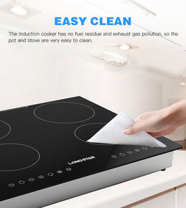 Cuisinière électrique en céramique multifonctionnelle 2025, nouvelle, à quatre brûleurs, encastrable, pour usage domestique et extérieur, vente chaude directe usine - Product Image 4