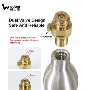 Cilindro de CO2 de Aluminio sin Costuras de 0.6L de Alta Presión, Certificado ISO, para Máquinas de Bebidas y <span class=keywords><strong>Soda</strong></span> - Product Image 6