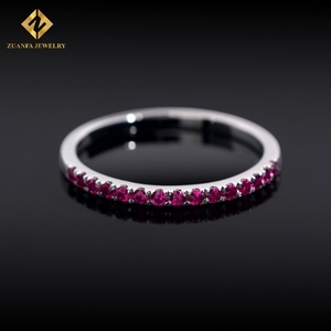 Anillo de Moda para Mujer, Plata 925, Diamantes Multicolores, Anillo de Compromiso o Boda - Product Image 2