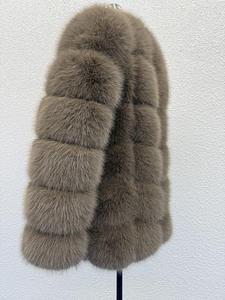 Giacca da donna con <span class=keywords><strong>collo</strong></span> rotondo in pelliccia sintetica - Product Image 5