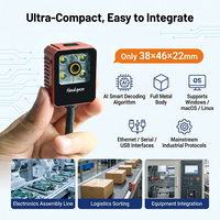 Escáner de Código de Barras 2D Fijo, Lector de Códigos QR Automotriz, Escáner de Código de Barras Ethernet Industrial Fijo, Mini Escáner de Código QR