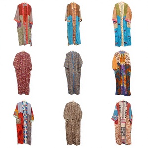 Venta al por Mayor y Fabricación de Kimonos de Seda a Bajo Precio, Ropa de Dormir, Regalo para el Día de la Madre, Batas para Damas de Honor, Kimono de Seda de Talla Única - Product Image 1