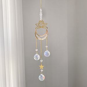 Attrape-soleil Lune et Soleil en Gros, Magnifiques Créations Artisanales, Attrape-soleil en Améthyste, Attrape-soleil Papillon Lotus, Superbe, Très Vendu - Product Image 5