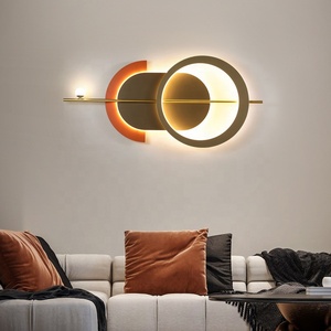 Lámpara de ambiente para sala de estar, cama de dormitorio, lámpara de pared de fondo de <span class=keywords><strong>TV</strong></span> cálida creativa - Product Image 1