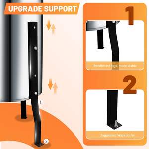 Extractor de Miel Manual de 3 Cuadros, Centrifugador de Acero Inoxidable con Componentes de Engranajes y Mango Ergonómico para Uso en Colmenas de Apicultura - Product Image 5