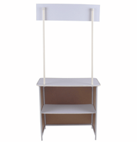 Comptoir de Promotion en Aluminium Pliable, Table de Présentation pour Salon