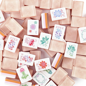 US Warehouse Factory Wholesale Price,Luxury American Mahjong <strong>Gift</strong> Set for Women, Stylish Modern Board Game 166 Tiles - Product Image 6