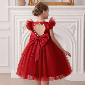 Abito Estivo Senza Maniche <span class=keywords><strong>a</strong></span> Linea <span class=keywords><strong>A</strong></span> per Bambine, Vestito da Cerimonia con Motivi Floreali per Feste di Compleanno e Damigelle - Product Image 1