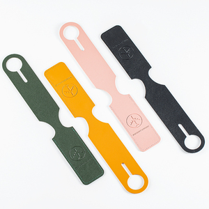 Porte-étiquette de bagage en PVC transparent populaire 2027 pour valise, avec étiquette de nom personnalisée pour valise souple 2027 - Product Image 5