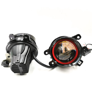 Lámpara LED antiniebla de 3 pulgadas, lente de proyector <span class=keywords><strong>Bi</strong></span> Led con recubrimiento azul para sistema de iluminación universal de coche, 12V, 35W, 2 uds. - Product Image 1