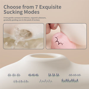 Estimulador de clítoris con Control remoto en forma de <span class=keywords><strong>C</strong></span>, juguetes para adultos para mujer, 10 modos de vibración, punto G, masajeador de pezones portátil de doble Motor - Product Image 4