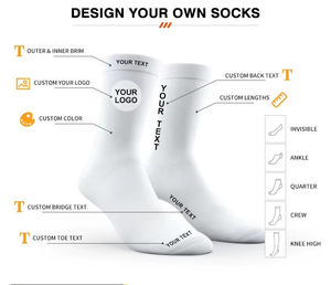 Custom Logo Men's <strong>Socks</strong> Anti Slip Embroidered Crew Knitted <strong>Socks</strong> Sport <strong>Socks</strong> - Product Image 5